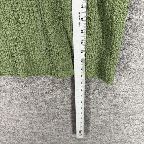 Time And Tru Blouse Women 3XL Green Short Sleeve Square Neck Pullover Casual - Picture 6 of 7